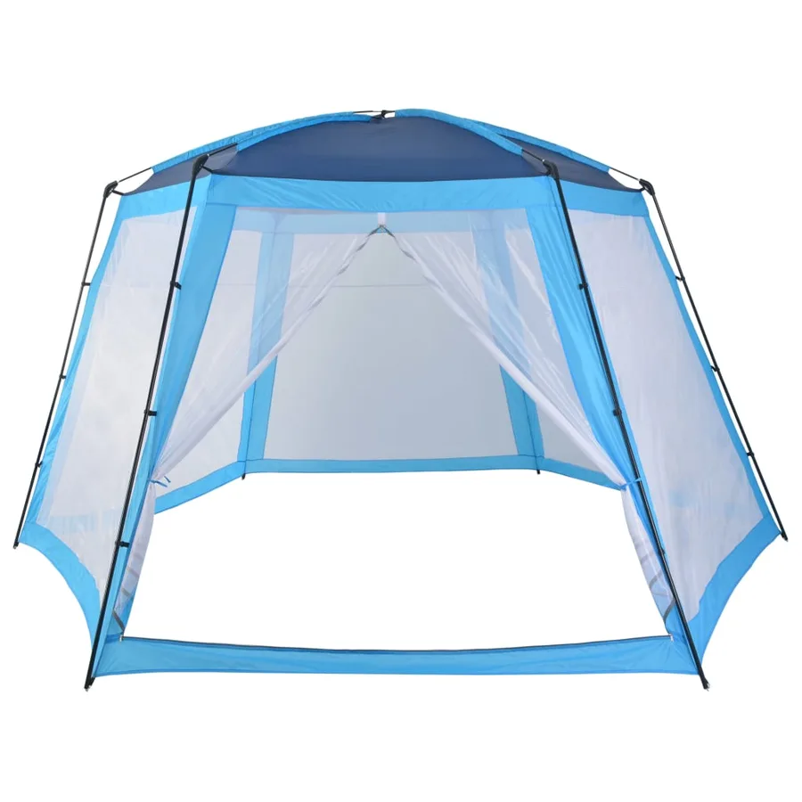 Tente de piscine Tissu 500x433x250 cm Bleu - 3