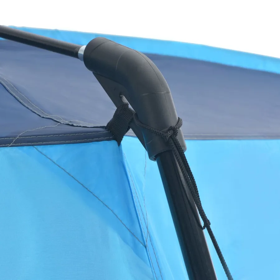Tente de piscine Tissu 500x433x250 cm Bleu - 4