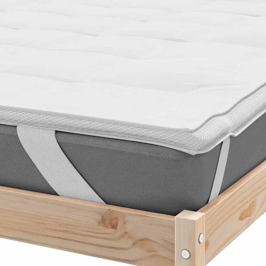 Protège-matelas blanc 100x200 cm - 5