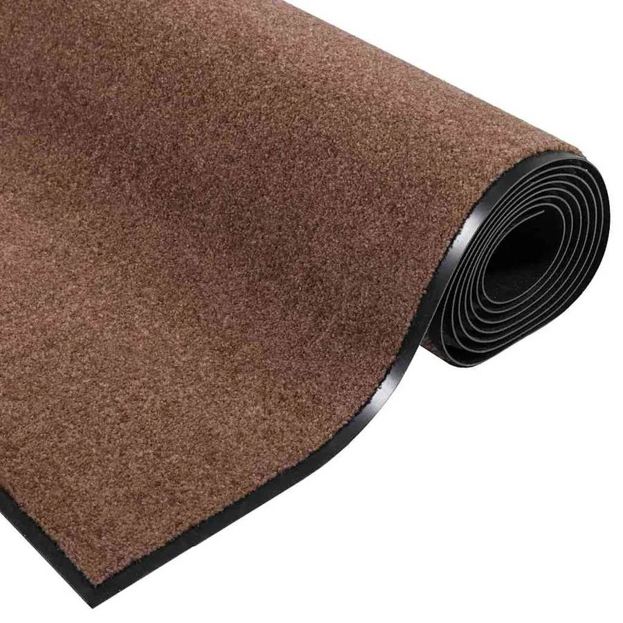 Tapis d'entrée Marron et Noir 90 x 150 cm 100% Polyamide - 5