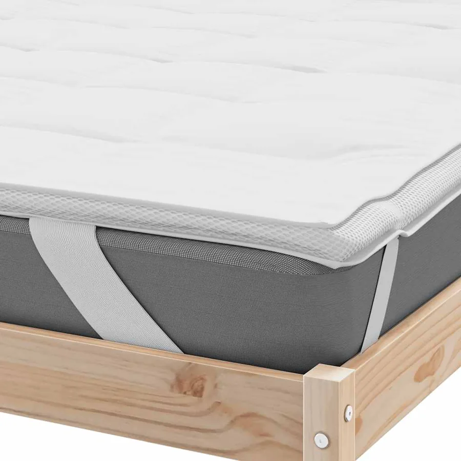 Protège-matelas blanc 180x200 cm - 5
