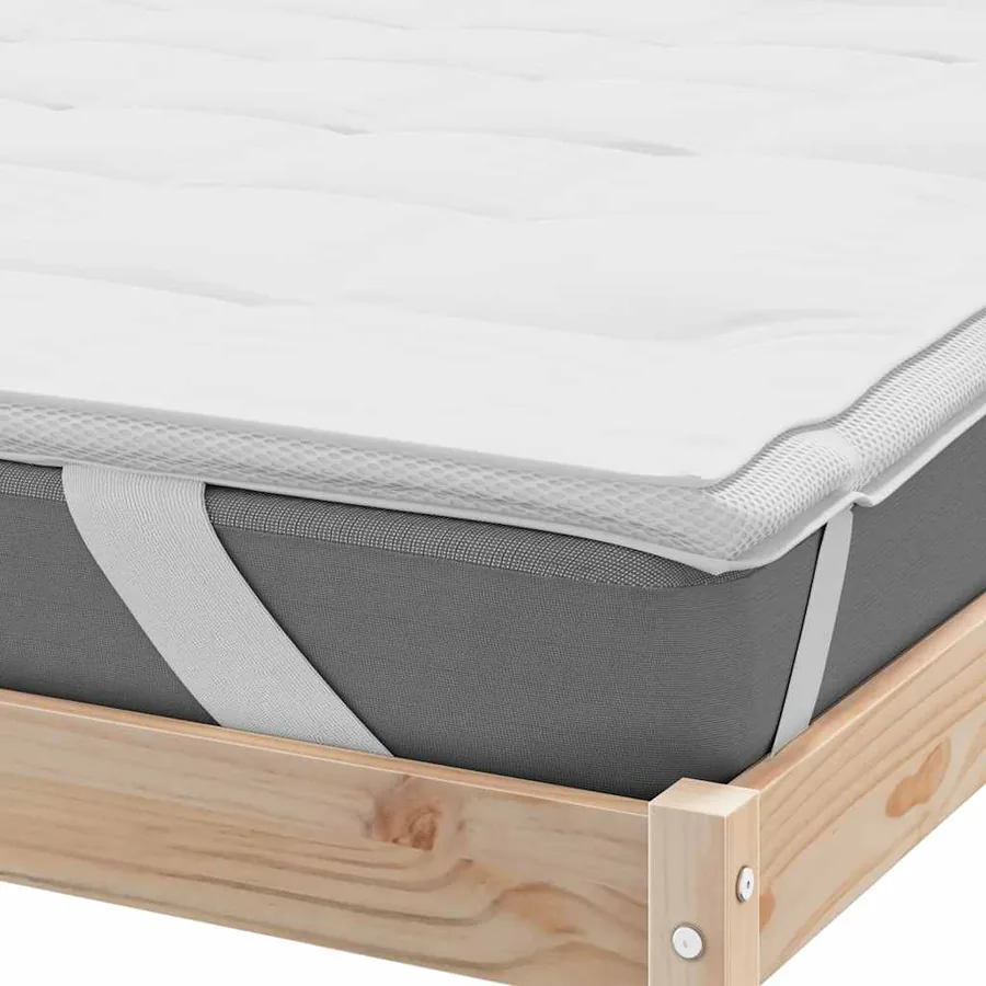 Protège-matelas blanc 90x220 cm - 5