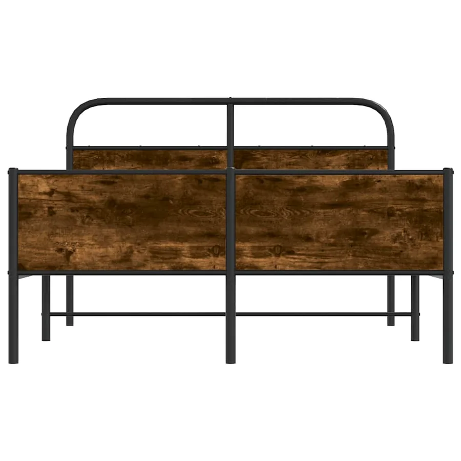 Cadre de lit sans matelas 140x200 cm chêne sonoma - 5