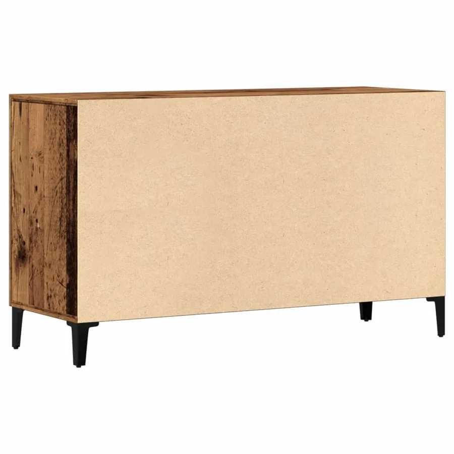 Buffet vieux bois 100x36x60 cm bois d'ingénierie - 8