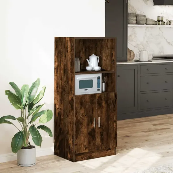 Armoire de cuisine chêne fumé 57x41,5x131,5 cm bois ingénierie