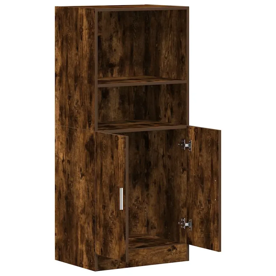 Armoire de cuisine chêne fumé 57x41,5x131,5 cm bois ingénierie - 5