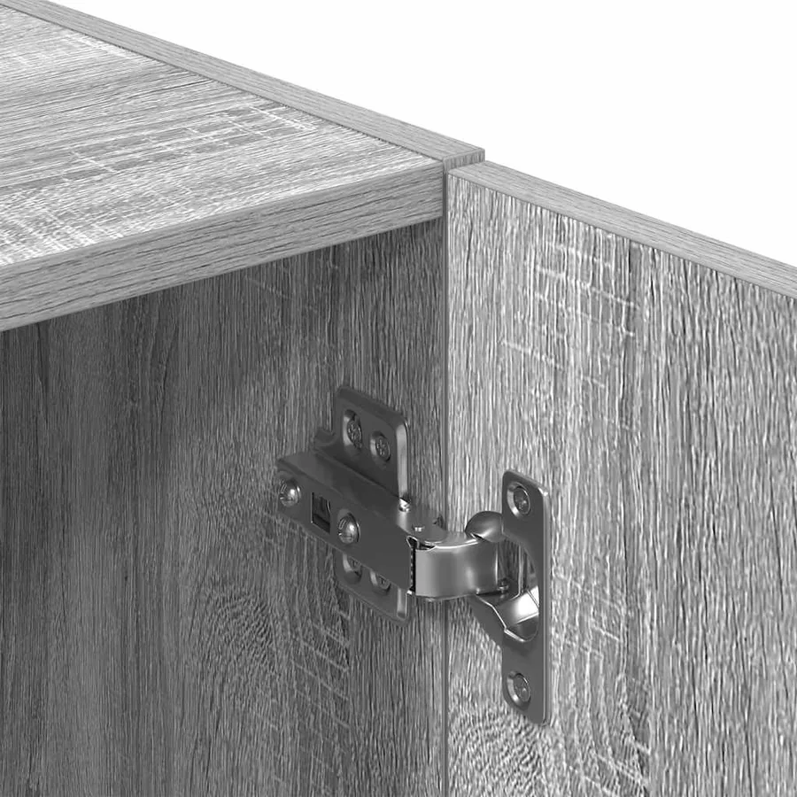 Ensemble d'armoires de cuisine 2pcs sonoma gris bois ingénierie - 10