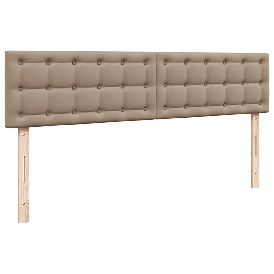 Cadre de lit ottoman et matelas cappuccino 180x200cm similicuir - 10