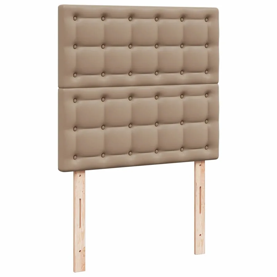 Cadre de lit ottoman et matelas cappuccino 180x200cm similicuir - 12