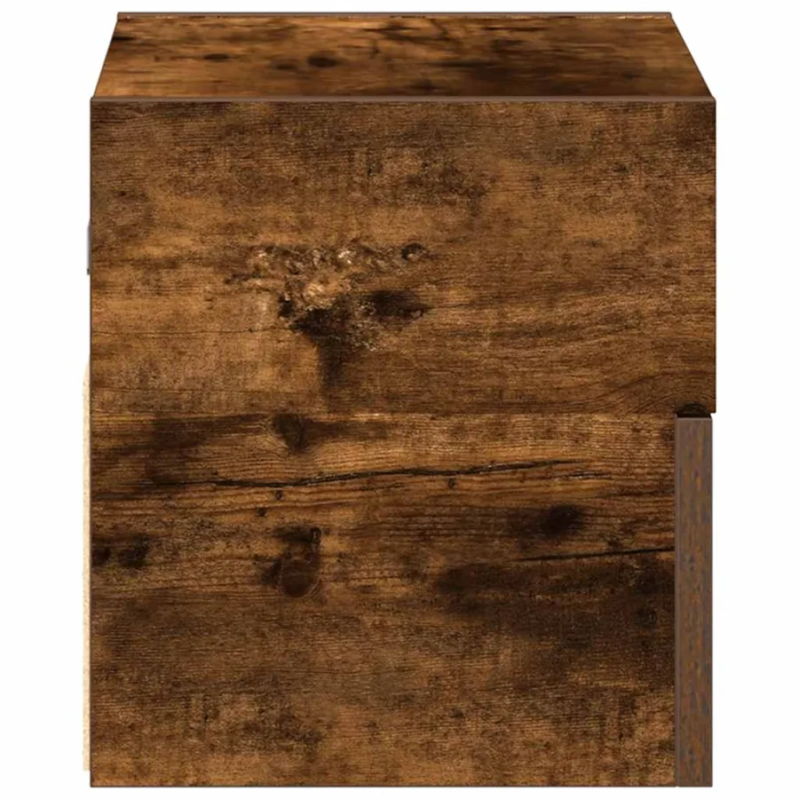 Tables de chevet murales 2 pcs Chêne fumé 45x26x28,5 cm - 6