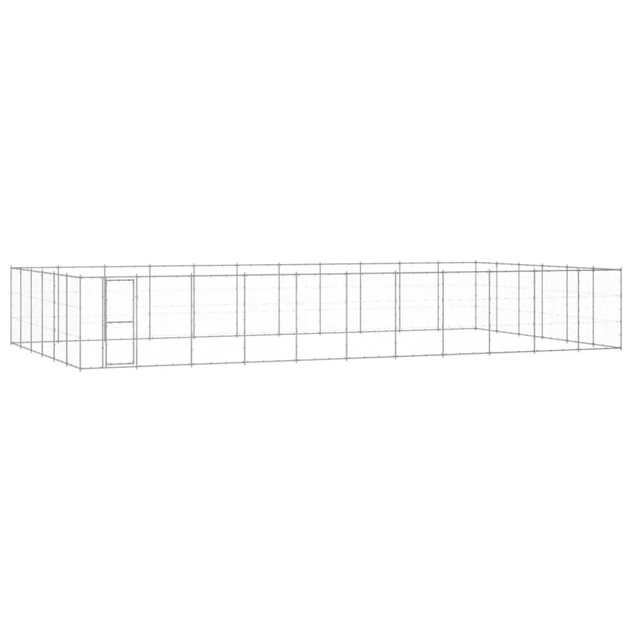 Chenil extérieur Acier galvanisé 79,86 m²