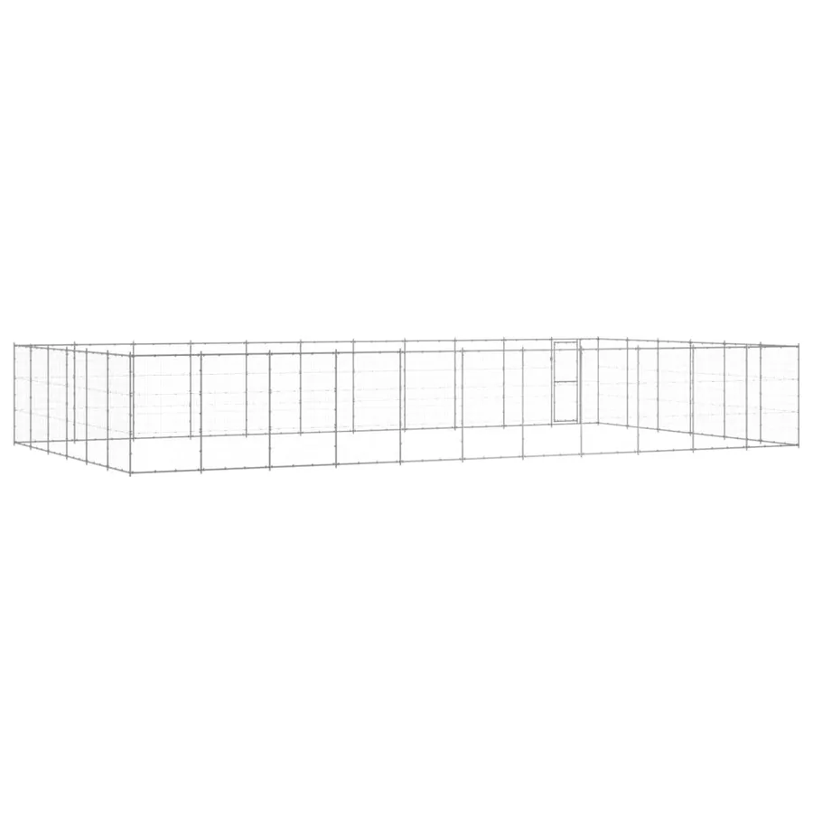 Chenil extérieur Acier galvanisé 79,86 m² - 4