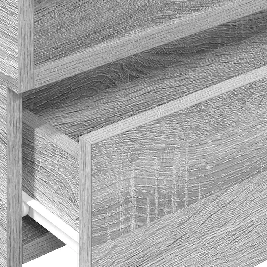 Tables de chevet murales 2 pcs sonoma gris 45x26x28,5 cm - 9