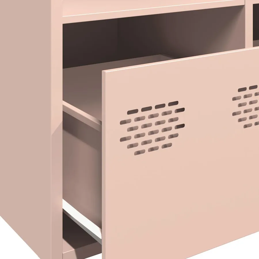 Buffet haut rose 68x39x103,5 cm acier - 10