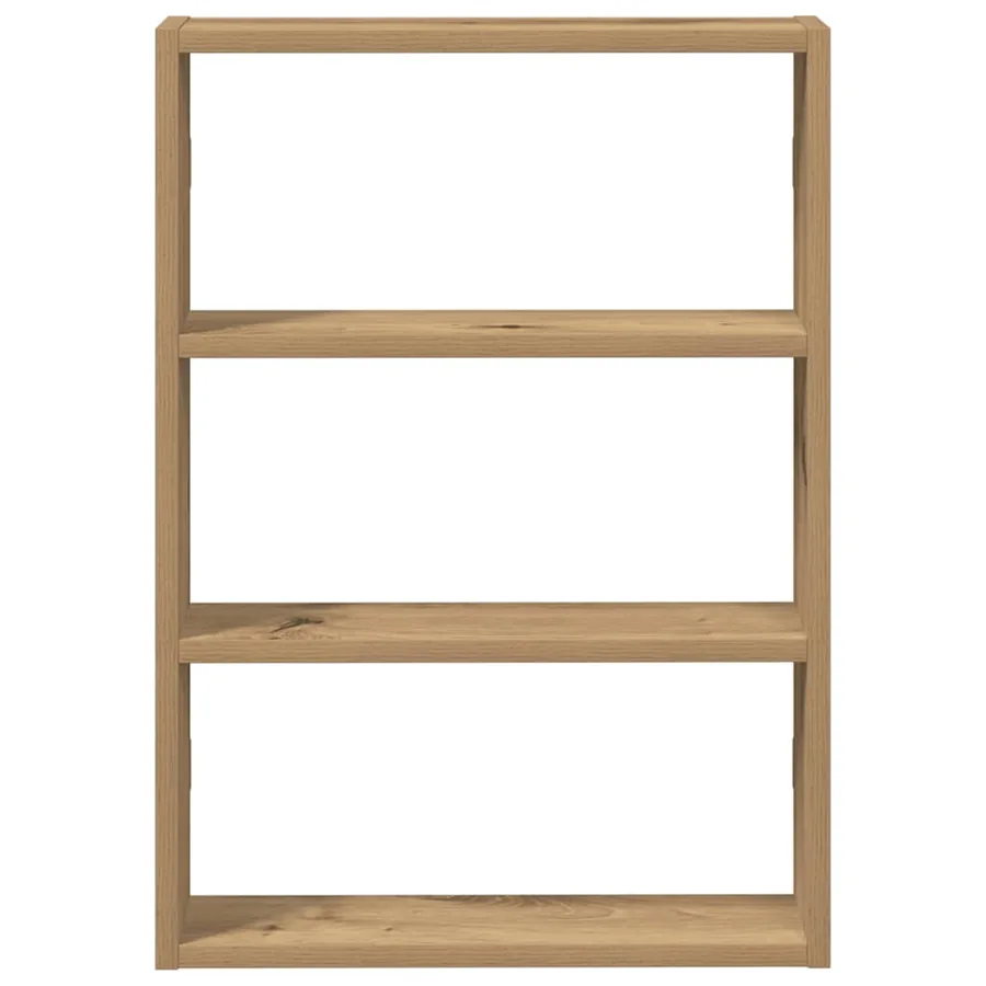 Étagère murale chêne artisanal 43x9x60 cm bois d'ingénierie - 4
