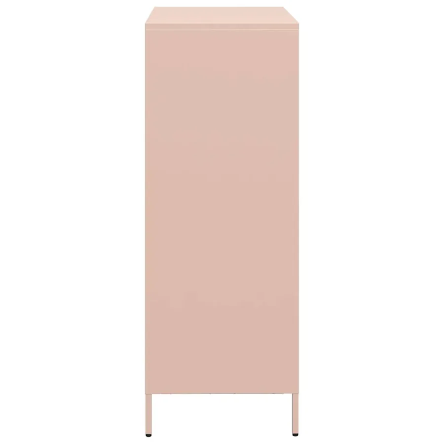 Buffet haut rose 68x39x103,5 cm acier - 6