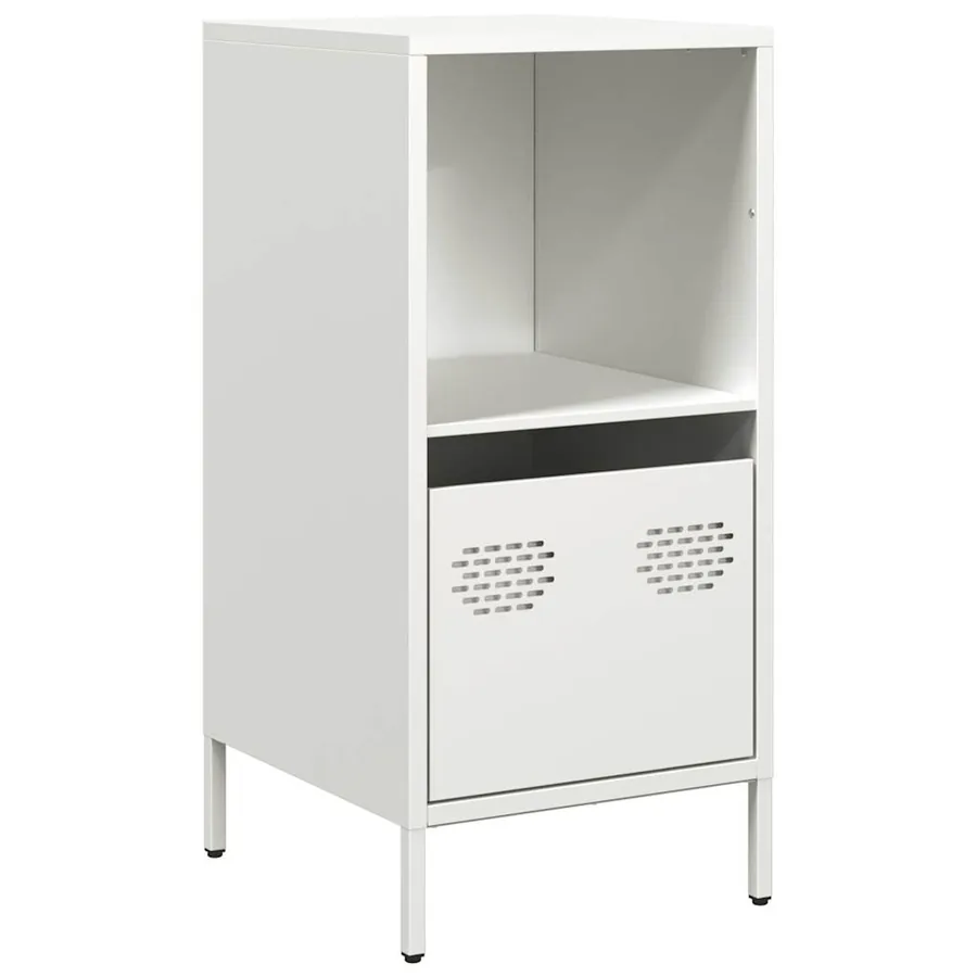 Buffet blanc 35x39x73,5 cm acier laminé à froid - 2