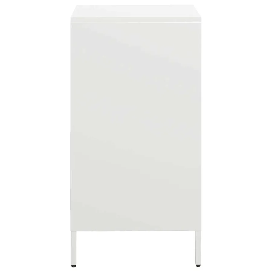 Buffet blanc 35x39x73,5 cm acier laminé à froid - 6