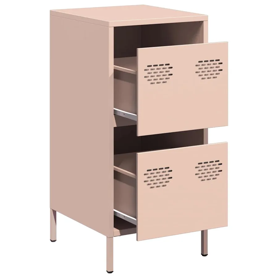 Buffet rose 35x39x73,5 cm acier laminé à froid - 4