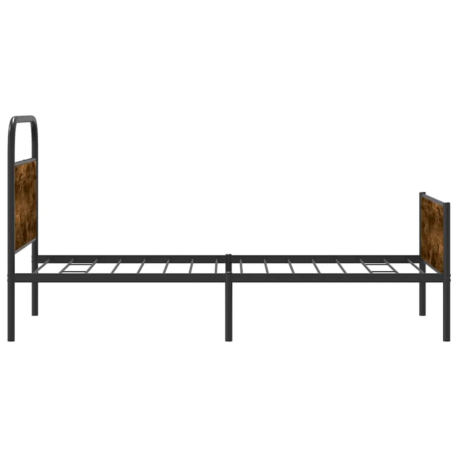 Cadre de lit sans matelas 100x200 cm chêne sonoma - 6