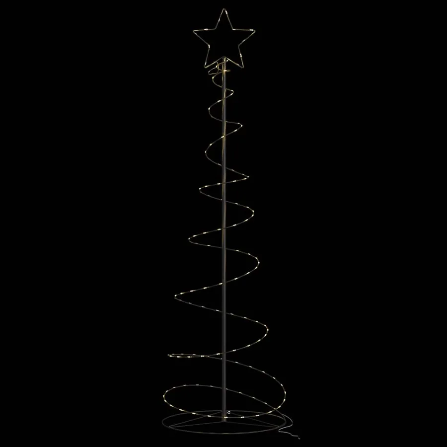 Sapin de Noël à LED 120 LED blanc chaud 180 cm - 7