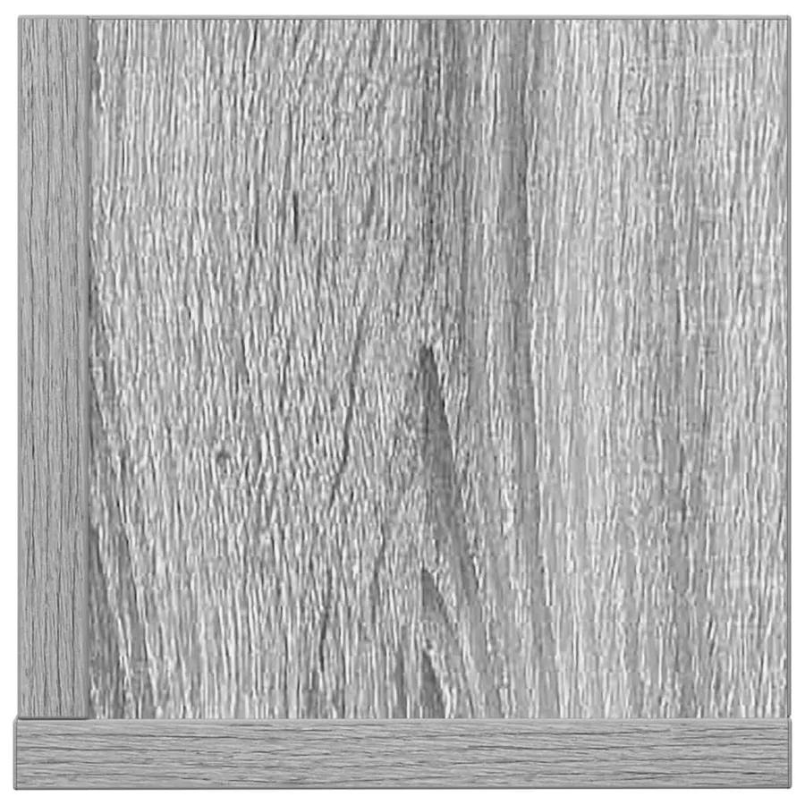Étagères murales 2 pcs sonoma gris 75x16,5x16,5 cm - 6