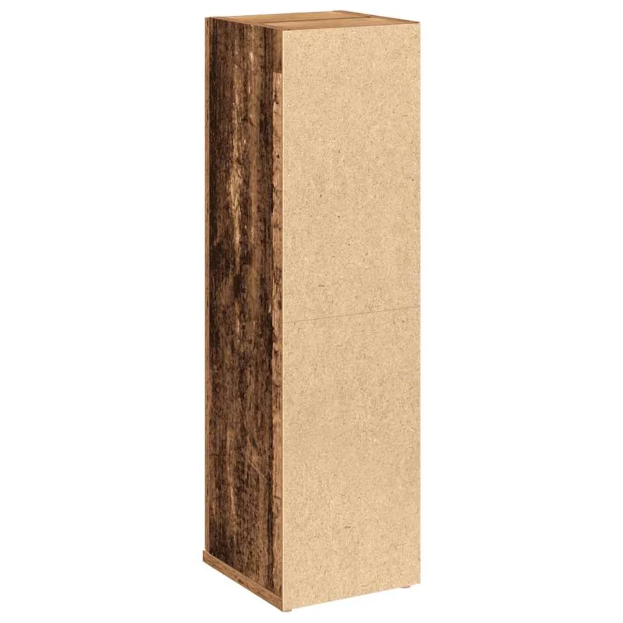 Meuble de salle de bain avec porte-rouleau vieux bois - 7