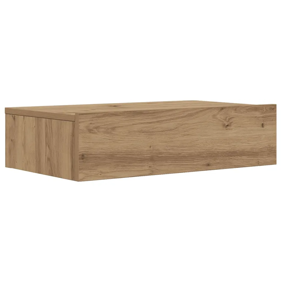 Meuble TV avec éclairages LED chêne artisanal 60x35x15,5 cm - 3