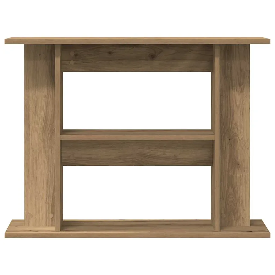 Support d'aquarium Chêne artisanal 80x35x60 cm Bois d'ingénierie - 4
