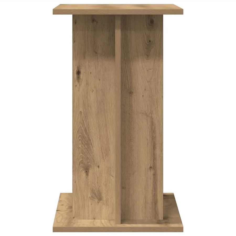 Support d'aquarium Chêne artisanal 80x35x60 cm Bois d'ingénierie - 5