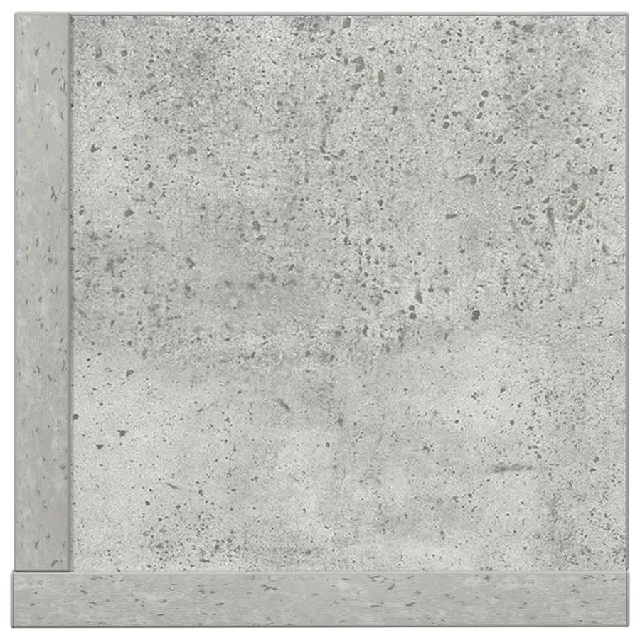 Étagères murales 2pcs gris béton 75x16,5x16,5cm bois ingénierie - 6