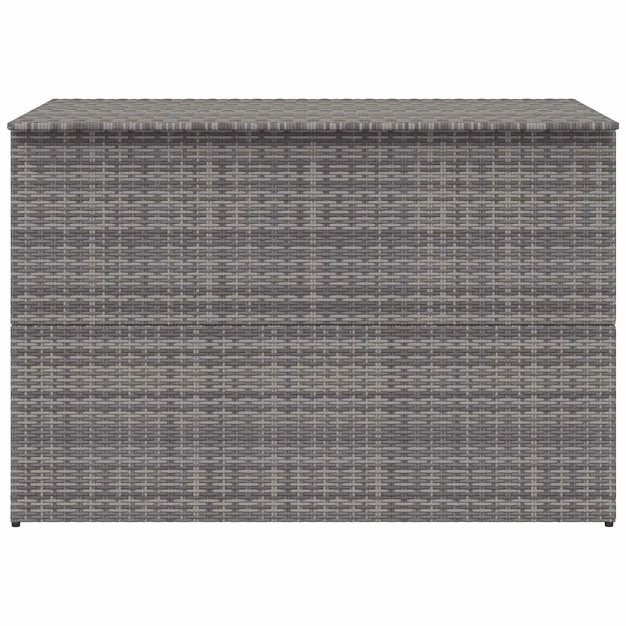 Garden Storage Box Grey 150x100x100 cm Poly Rattan - 6