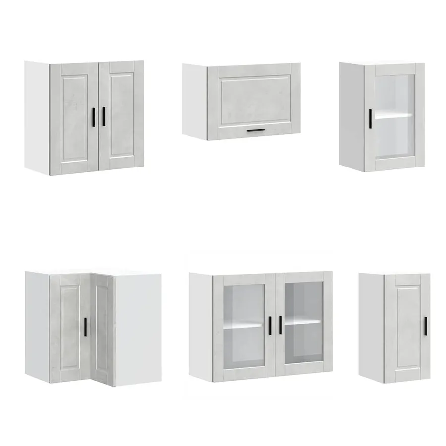 Ensemble d'armoires de cuisine 11 pcs Porto bois d'ingénierie - 5