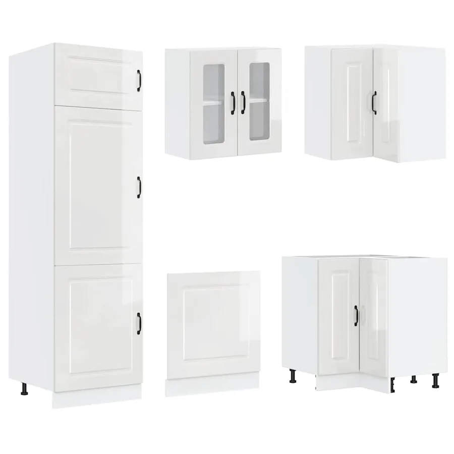 Ensemble d'armoires de cuisine 14 pcs Porto bois d'ingénierie - 5
