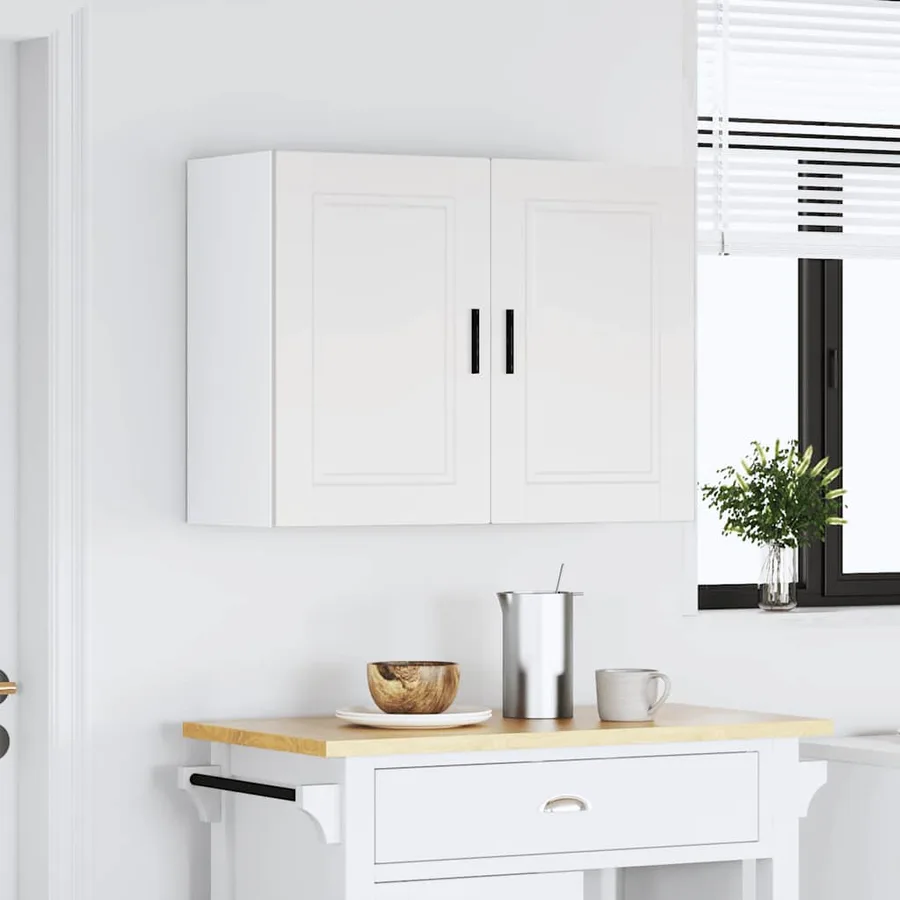 Armoire murale de cuisine Porto blanc bois d'ingénierie - 4