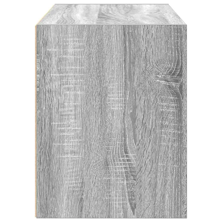 Armoire avec 2 tiroirs sonoma gris 60x31x40cm bois d'ingénierie - 6