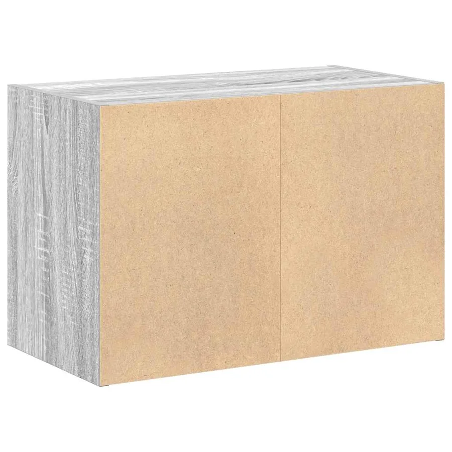 Armoire avec 2 tiroirs sonoma gris 60x31x40cm bois d'ingénierie - 7