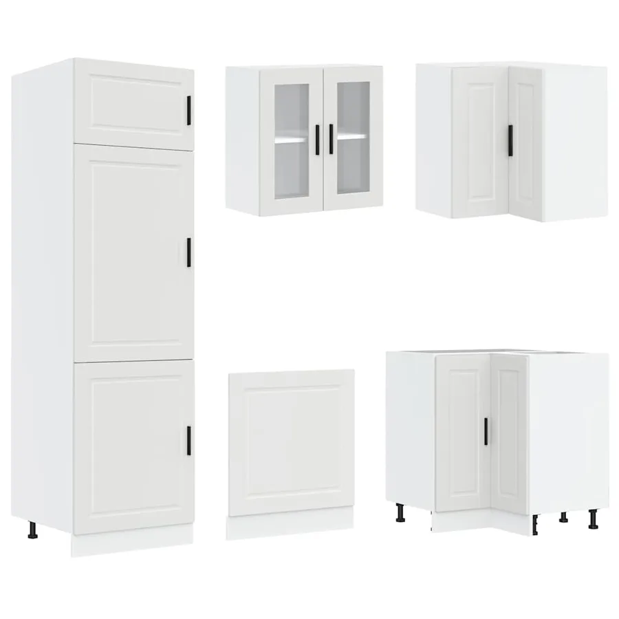 Ensemble d'armoires de cuisine 14 pcs Porto bois d'ingénierie - 5