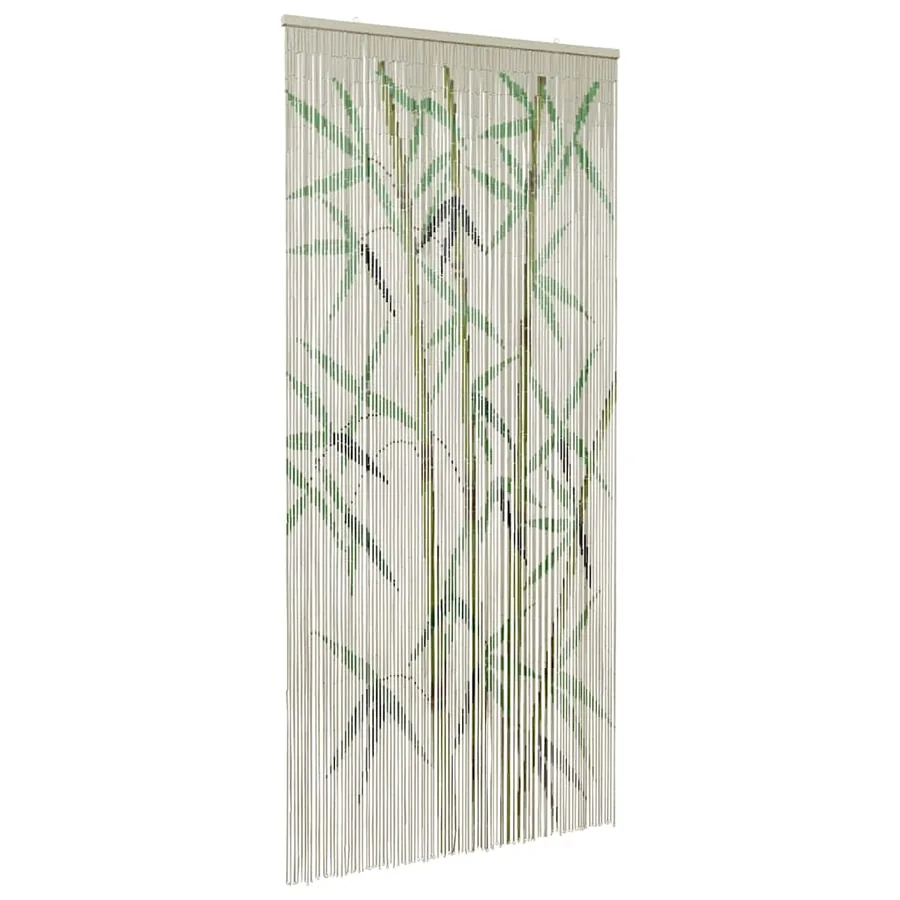 Rideau anti-insectes imprimé 100x220 cm bambou