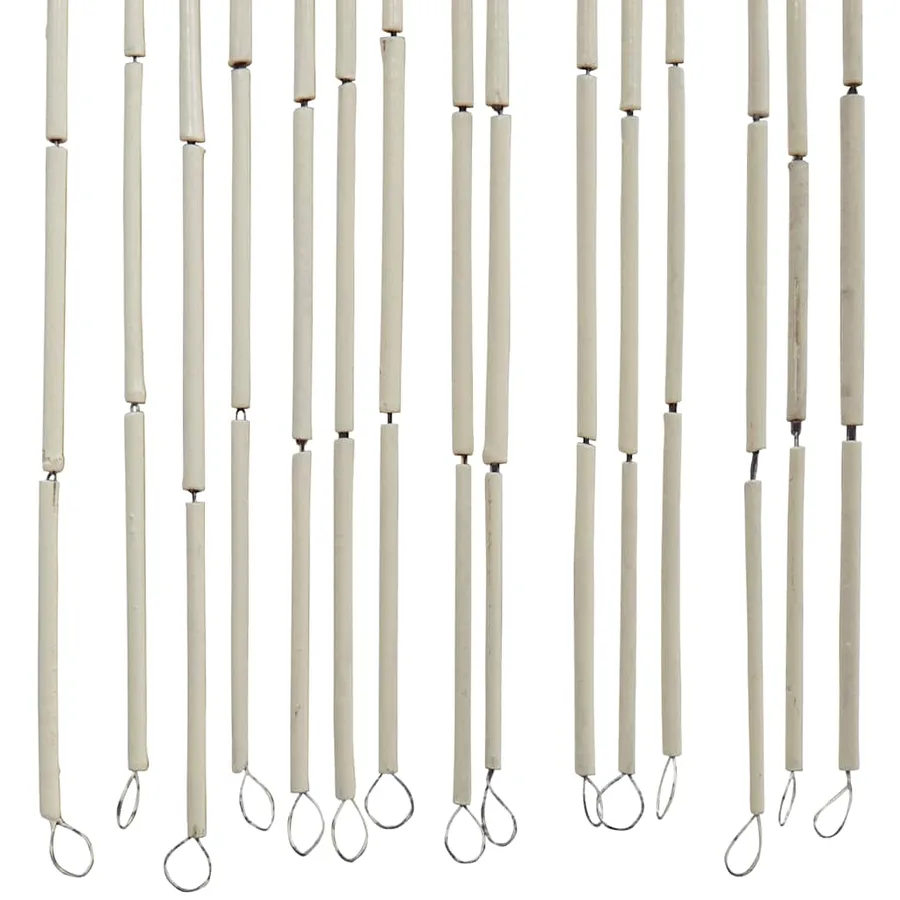 Rideau anti-insectes imprimé 100x220 cm bambou - 5