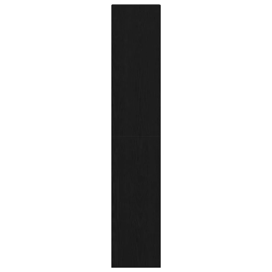 Bibliothèques 2 pcs empilable chêne noir bois d'ingénierie - 5