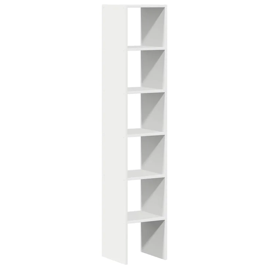 Bibliothèques 2 pcs empilable blanc 30x30x80 cm bois ingénierie - 6