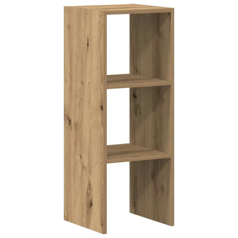 Bibliothèque empilable chêne artisanal bois d'ingénierie - 6