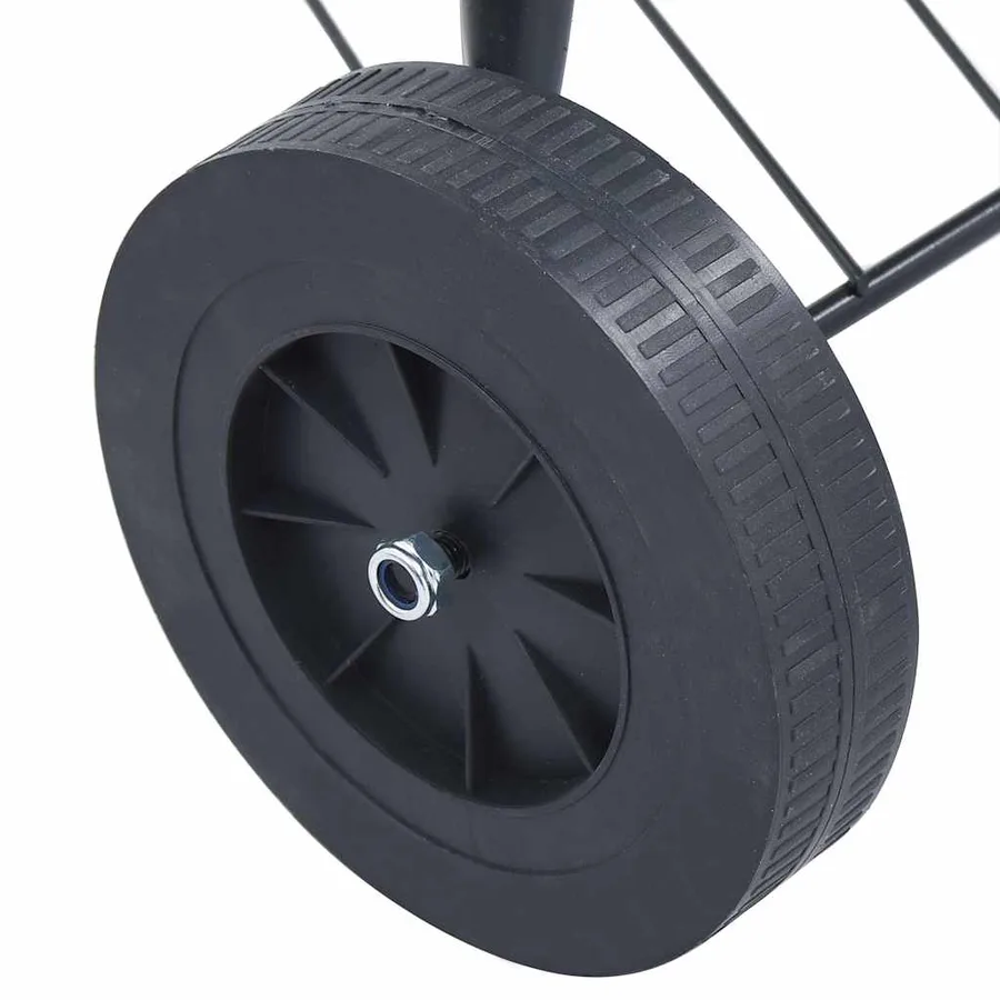 Barbecue portable XXL au charbon avec roues 44 cm - 7