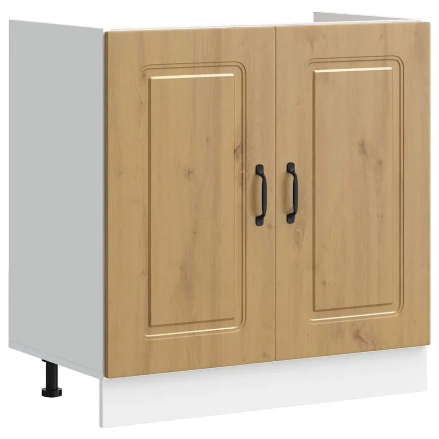Armoire de cuisine Kalmar Chêne artisanal 80 x 46 x 81,5 cm - 4