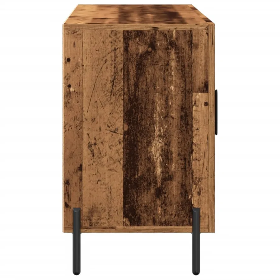 Buffet vieux bois 100x36x60 cm bois d'ingénierie - 5