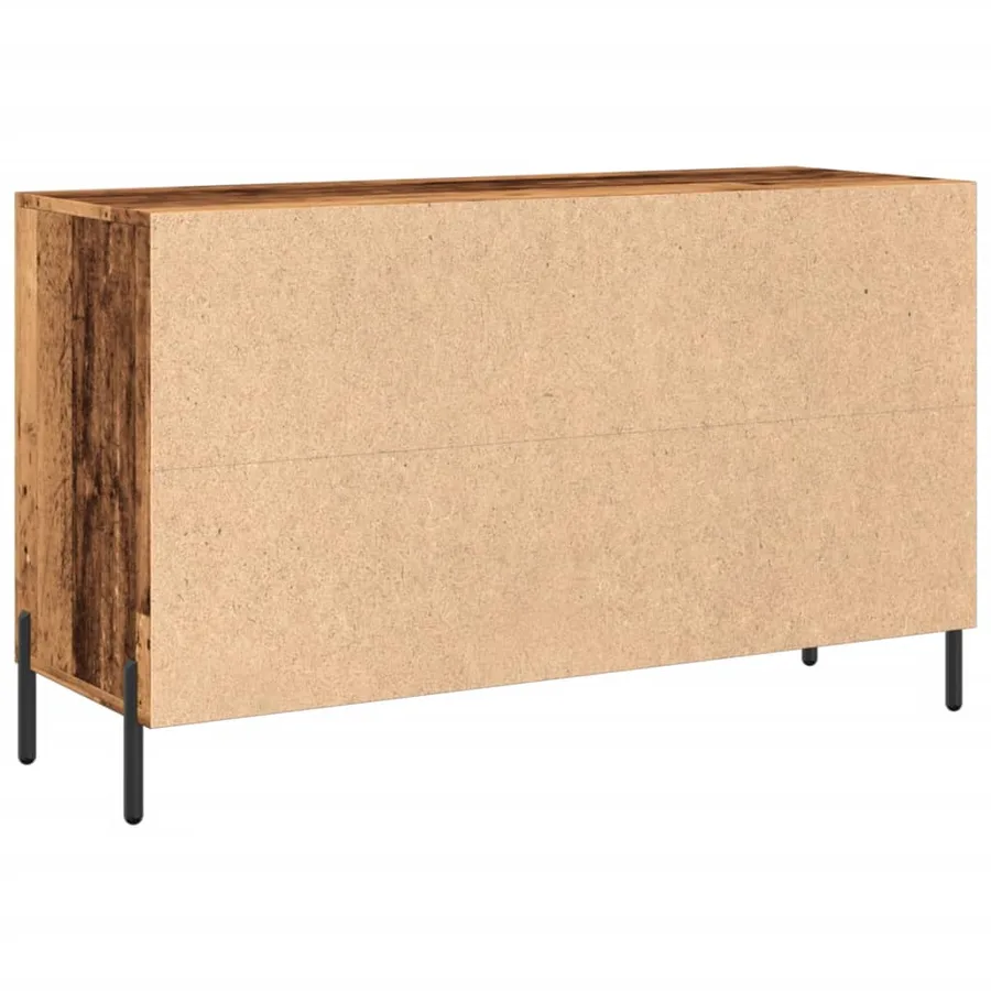 Buffet vieux bois 100x36x60 cm bois d'ingénierie - 6