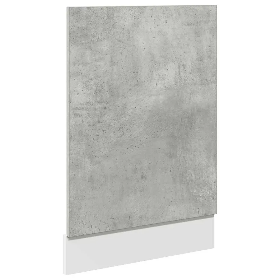 Ensemble de meubles de cuisine 7 pièces Lyon en bois d'ingénierie gris béton - 5