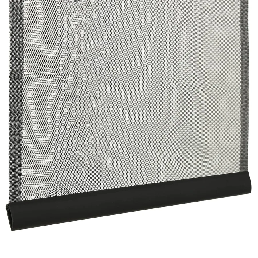 Moustiquaire de porte rideau en maille 10 pcs Noir 240x240 cm - 5