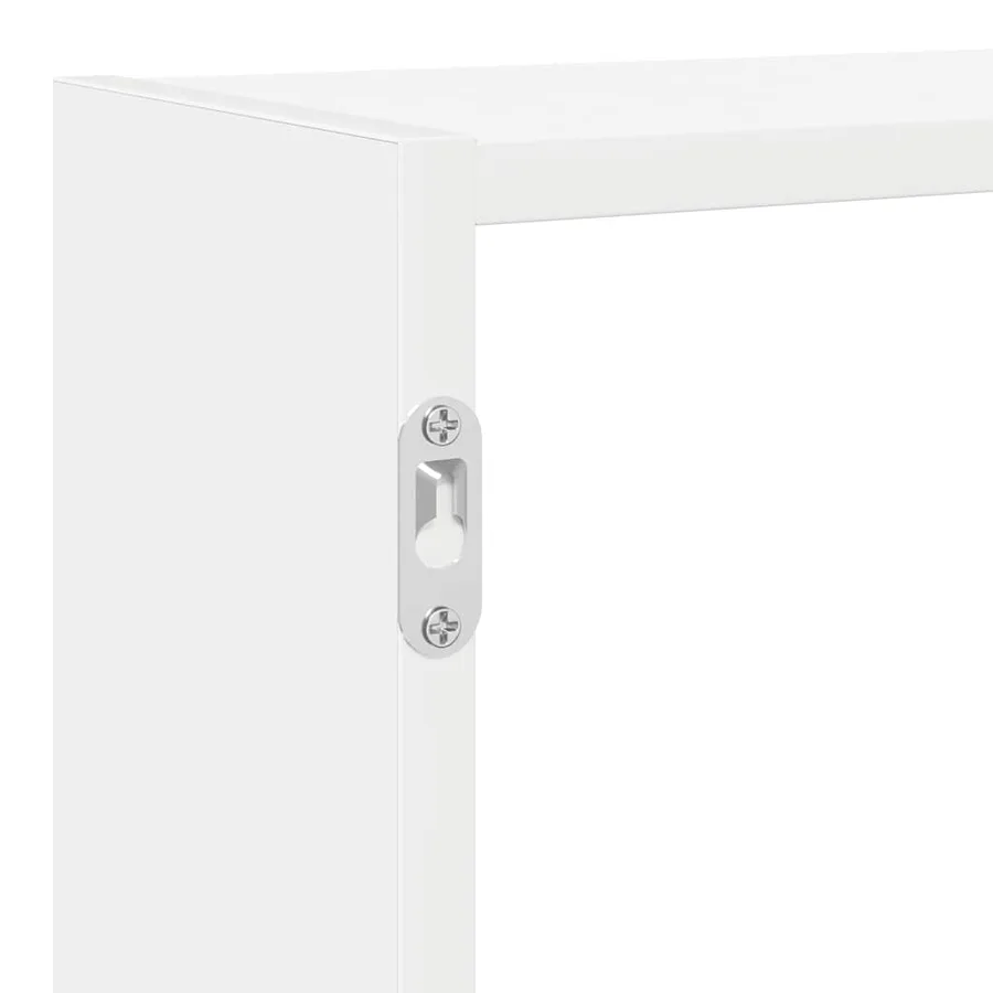 Étagère cube murale 7 compartiments blanc bois d'ingénierie - 8
